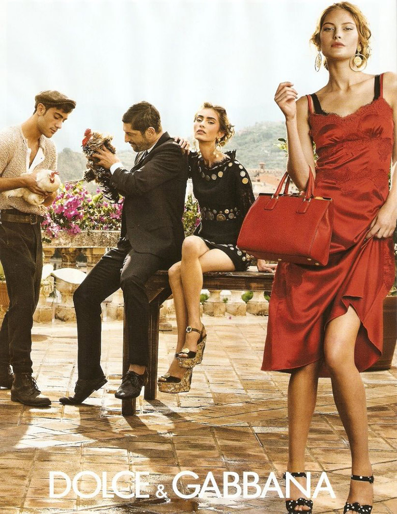 Dolce 2024 gabbana advertisement