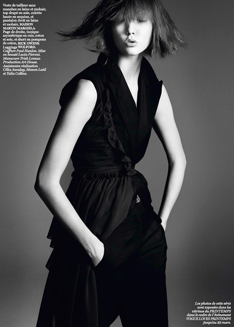 Karlie Kloss By David Sims For Vogue Paris March 2014 The