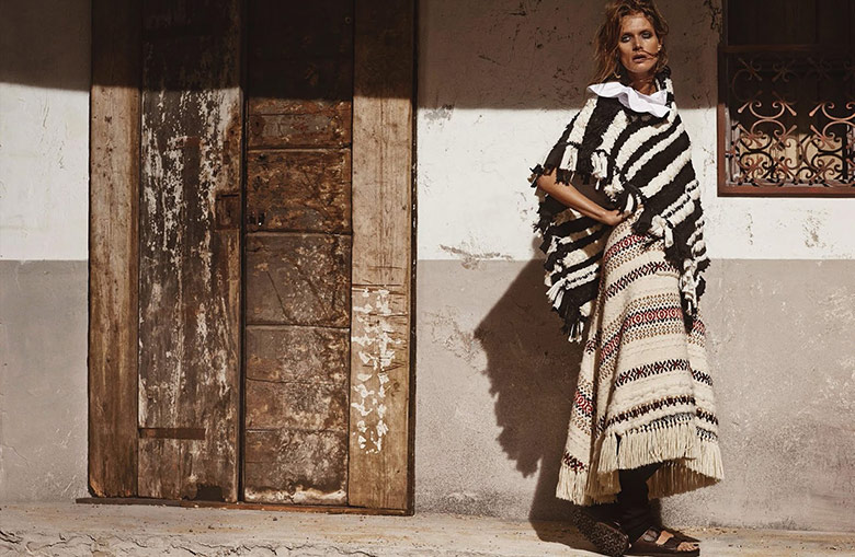 Malgosia Bela reveals ethno glam for Vogue Germany May 2014