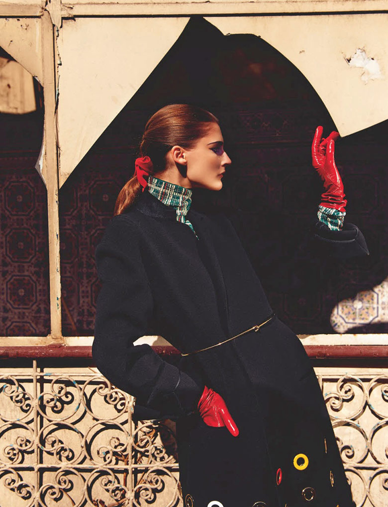 Marie Piovesan, in the heart of Marrakech for Numero May 2014