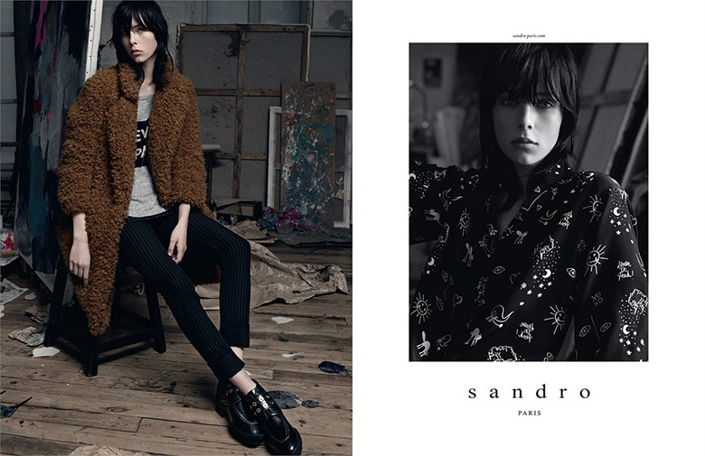 edie-campbell-sandro-fall-winter-2014-15-1