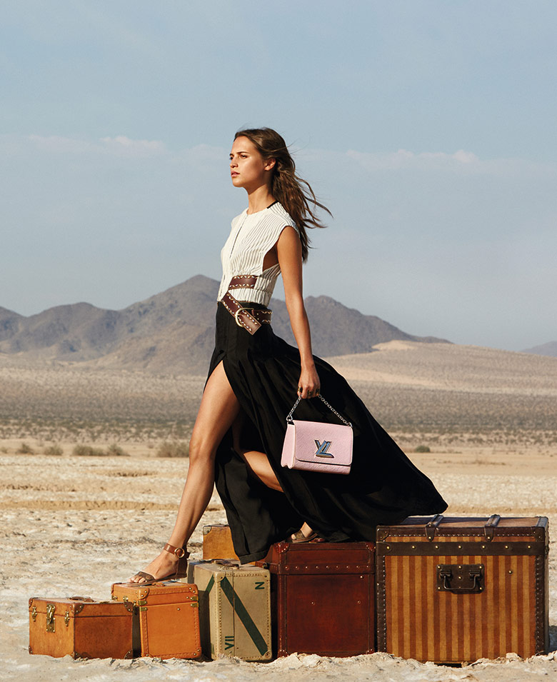 Louis Vuitton Cruise 2019 Campaign with Alicia Vikander - fashionotography