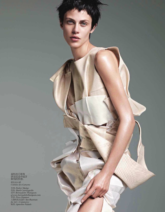 AYMELINE VALADE FOR VOGUE CHINA MAY 2013 | The Fashionography
