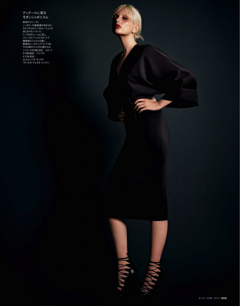CHRYSTAL COPLAND BY TISCH FOR ELLE JAPAN JUNE 2013 | The Fashionography