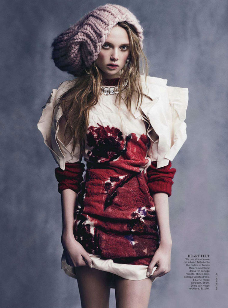 Holly Rose Emery for Vogue Australia August 2013 by Nicole Bentley ...