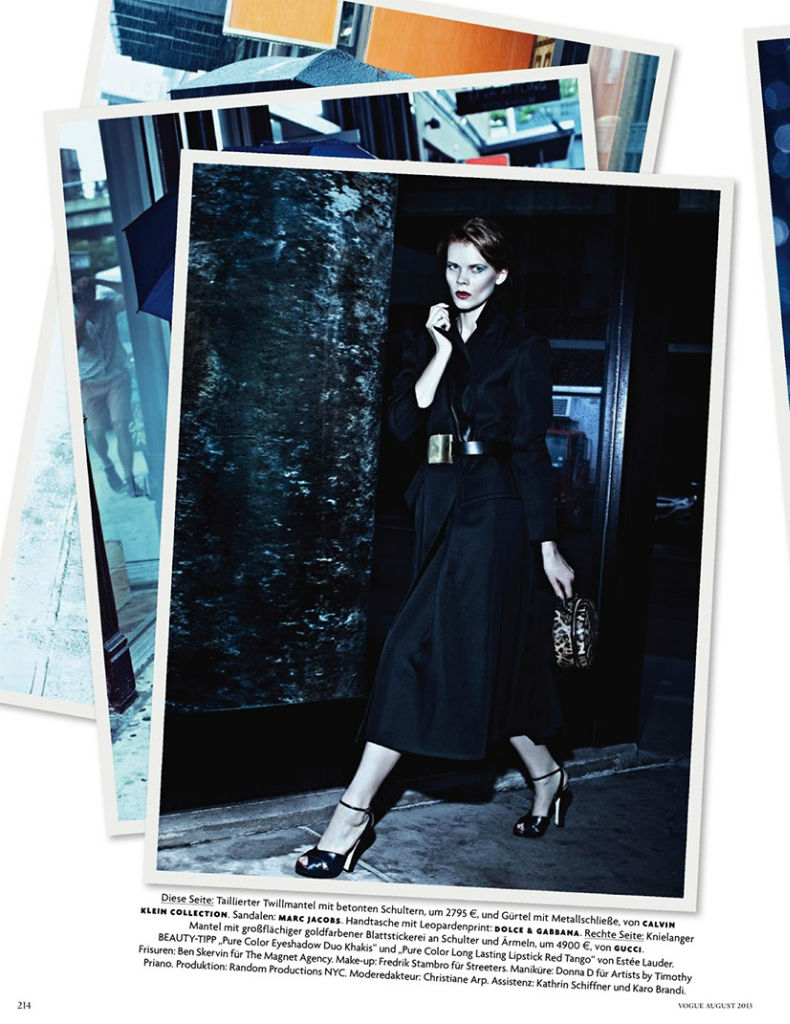 Irina Kravchenko by Alexi Lubomirski for Vogue Germany August 2013 ...
