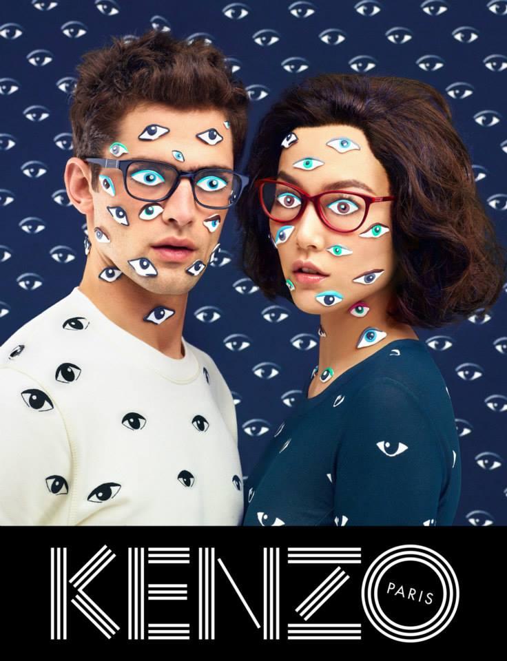 Sean O'Pry & Rinko Kikuchi for Kenzo Fall/Winter 2013/2014 Campaign by ...