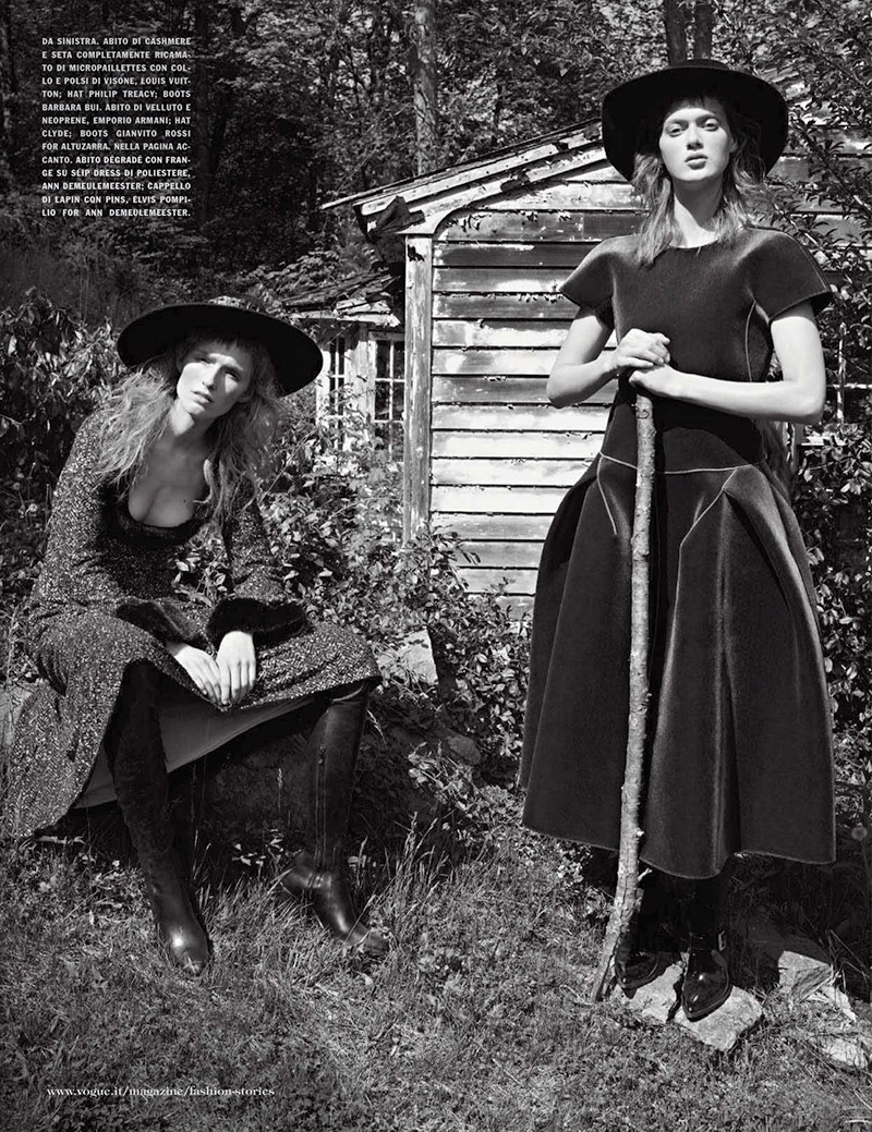 Josephine, Manuela & Tess for Vogue Italia October 2013 | The ...