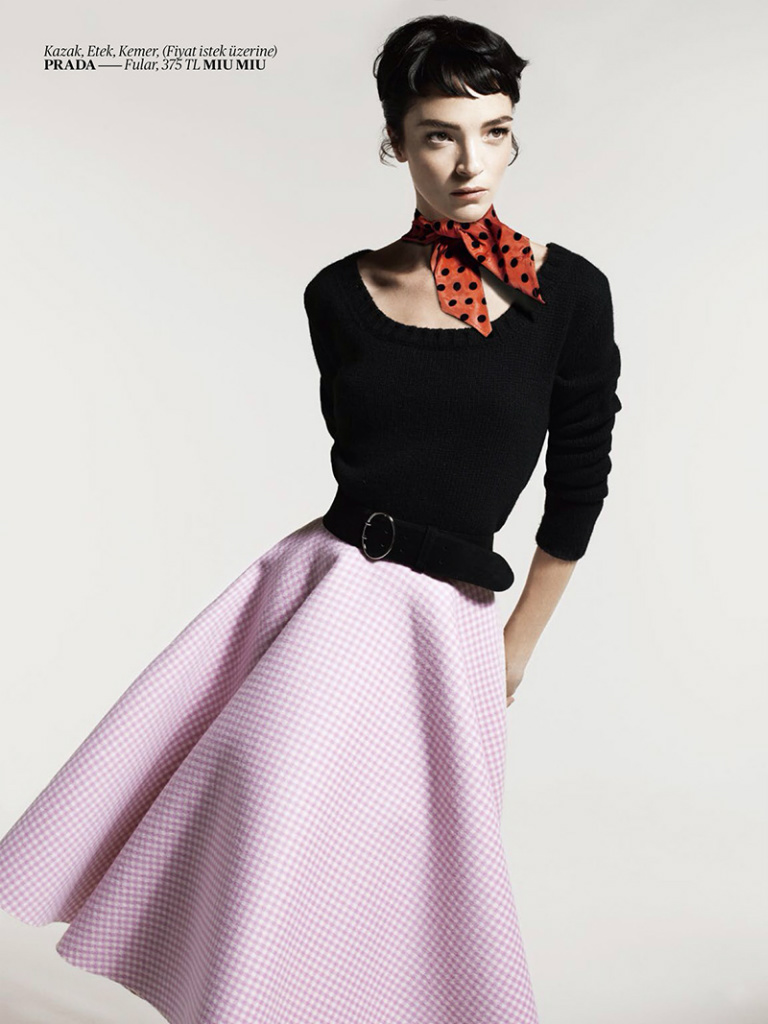 Mariacarla Boscono for Vogue Turkey October 2013 by Cuneyt Akeroglu ...