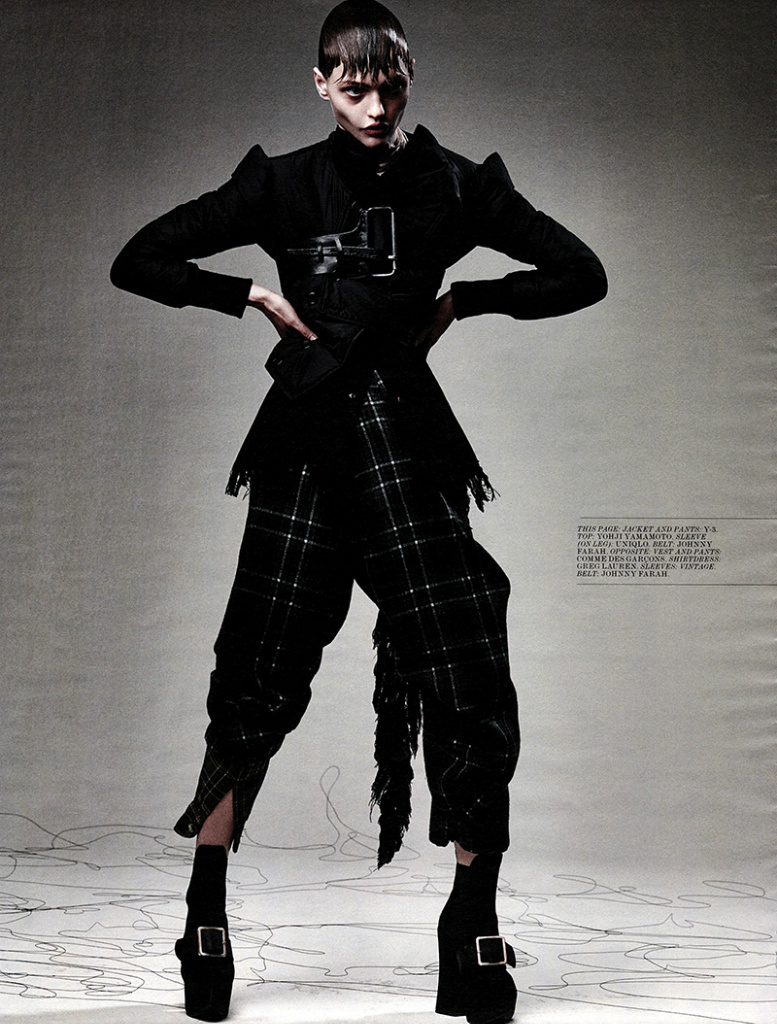 Sasha Pivovarova by Craig McDean for Interview Magazine October 2013 ...