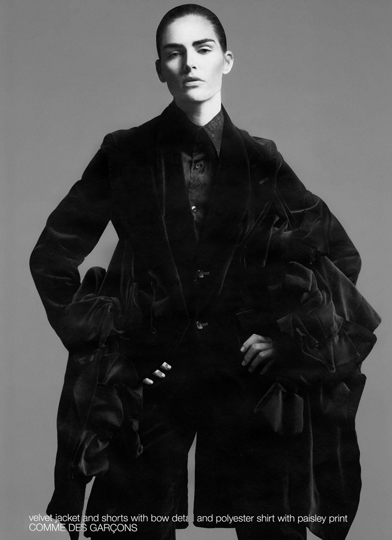 Hilary Rhoda for 032c Magazine Winter 13/14 | The Fashionography