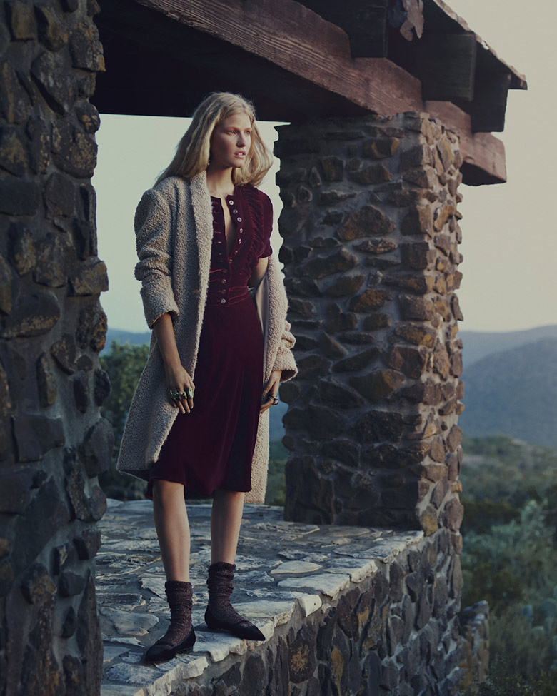 Louise Parker for How To Spend It November 2013 | The Fashionography