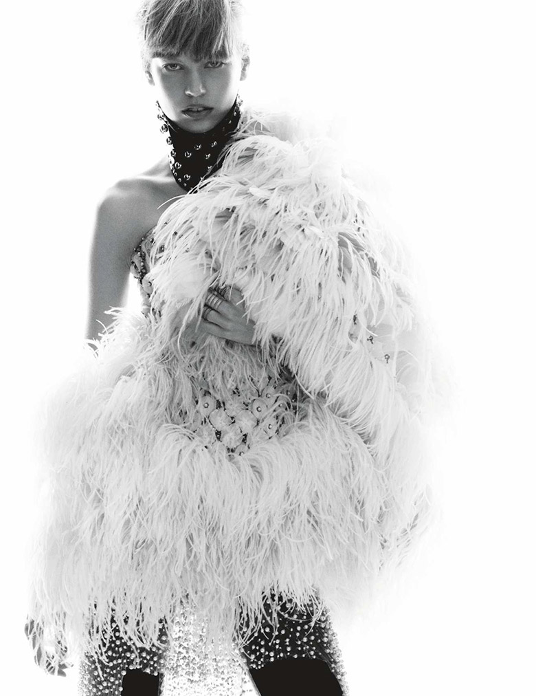 Elisabeth Erm by Greg Kadel for Numero Issue 149 | The Fashionography