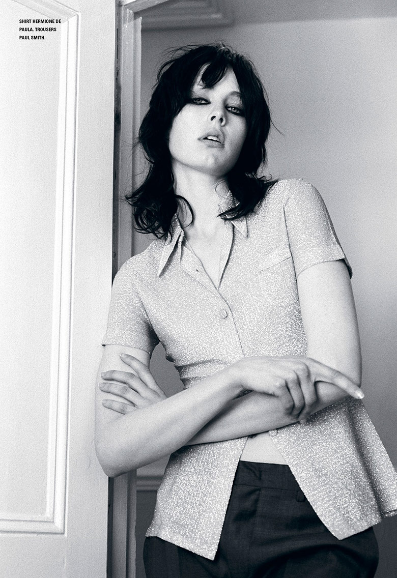 Edie Campbell by Marlene Marino for i-D Summer 2014 | The Fashionography