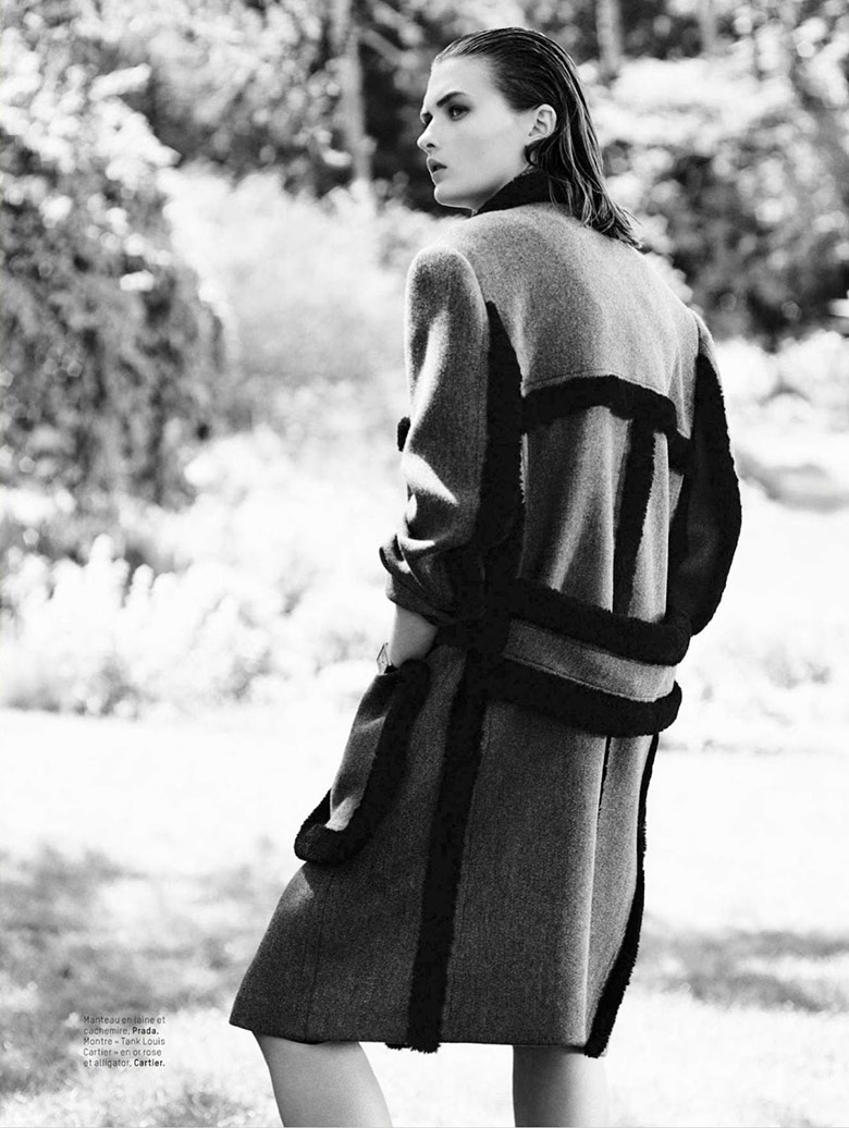 Lara Mullen for L'Officiel Paris August 2014 | The Fashionography