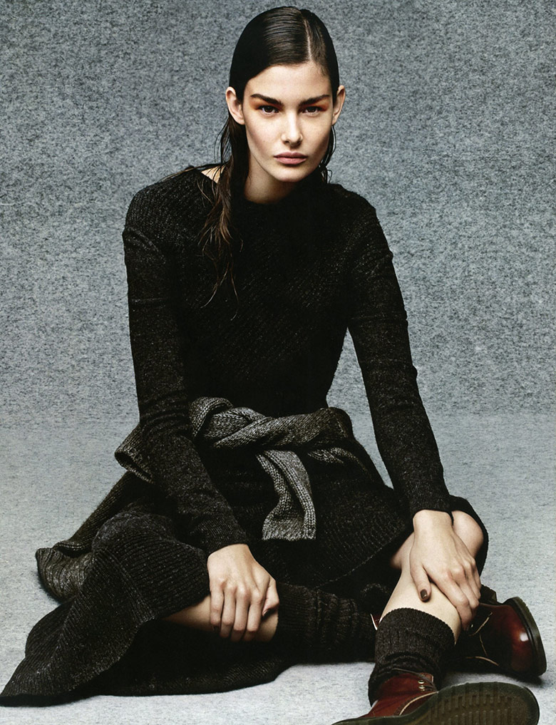 Ophelie Guillermand for Vogue Russia September 2014 | The Fashionography