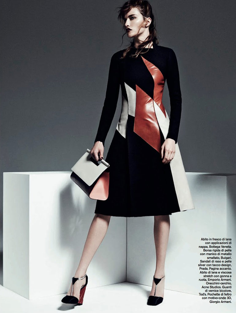 Marjolaine Rocher for D La Repubblica September 2014 | The Fashionography