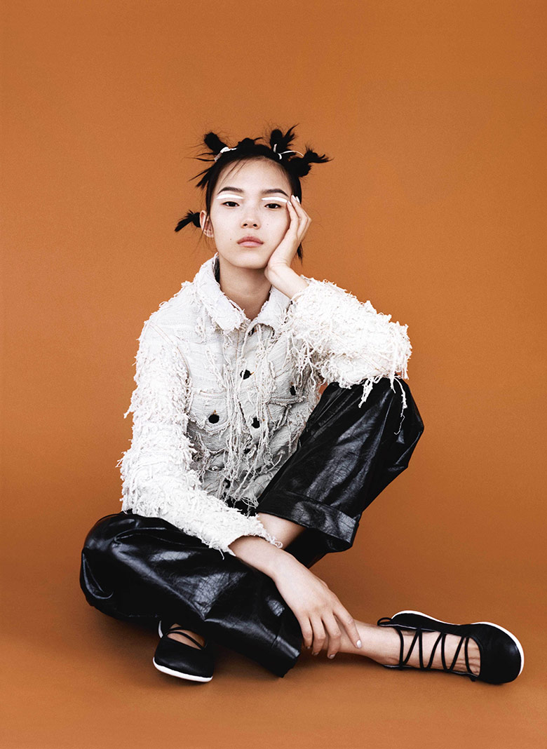 Xiao Wen Ju for i-D Magazine Fall 2014 | The Fashionography