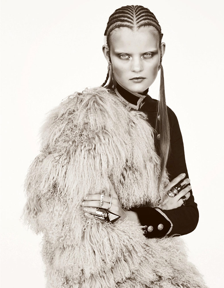 Kate Grigorieva by Billy Kidd for Numero November 2014 | The Fashionography