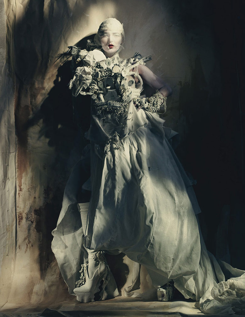 Kate Moss by Paolo Roversi for W April 2015 | The Fashionography