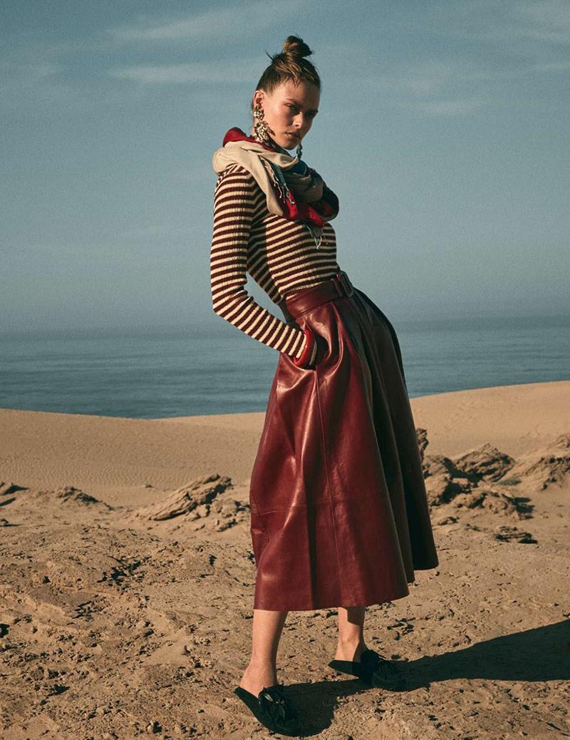 Birgit Kos for Elle France February 2019 - Page 2 | The Fashionography