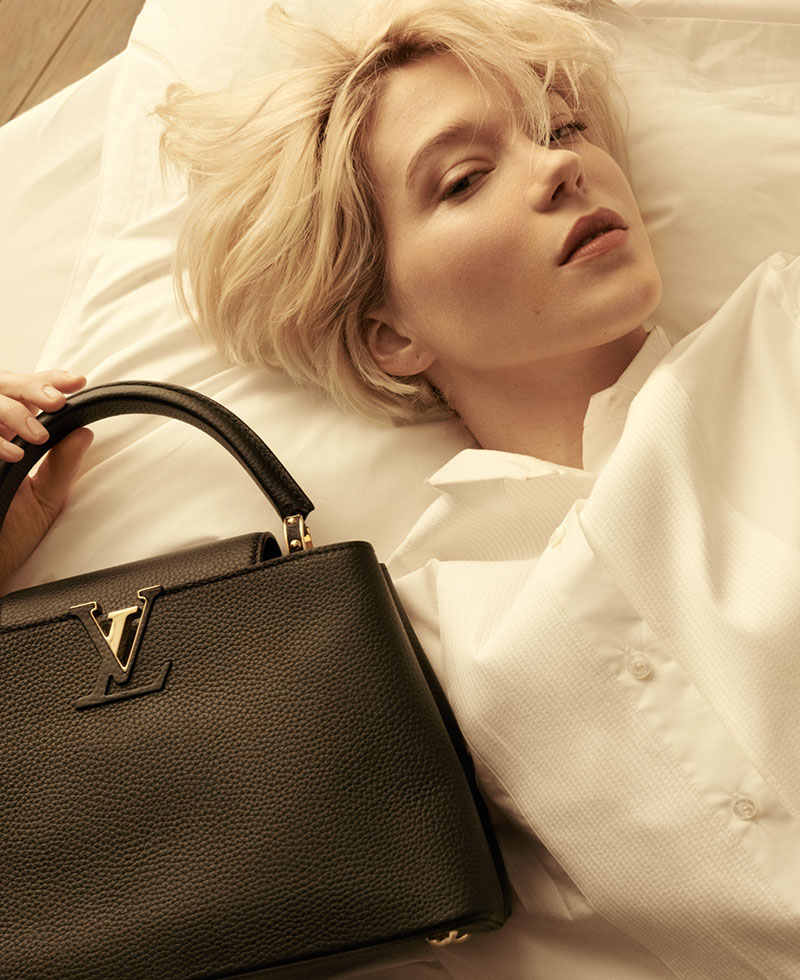 Louis Vuitton 'Capucines' Handbags S/S 2023 : Léa Seydoux by