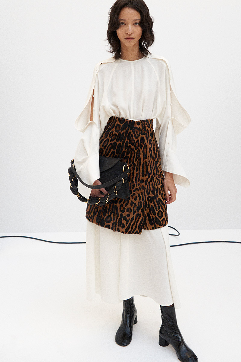 Proenza Schouler Leopard-Print North-South Tote Bag