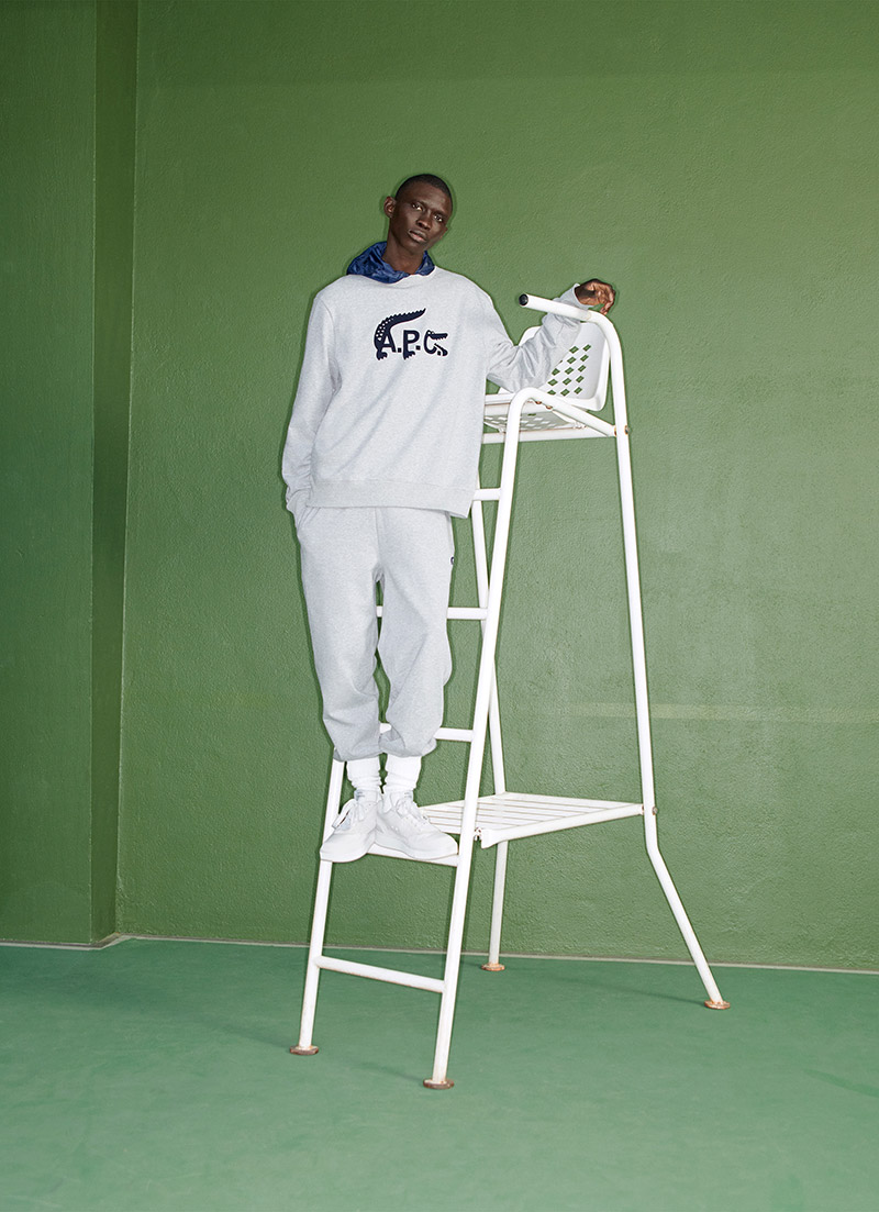 A.P.C. x Lacoste Interaction Collection