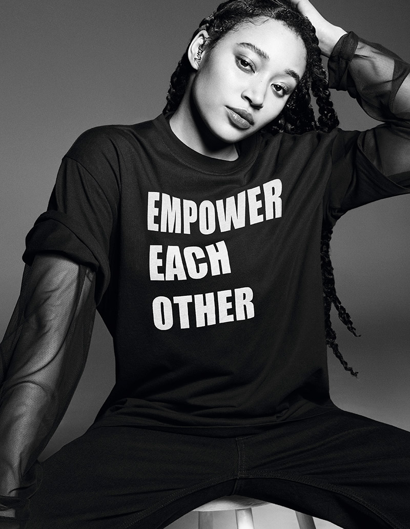 Amandla Stenberg for Calvin Klein Pride Let It Out Campaign