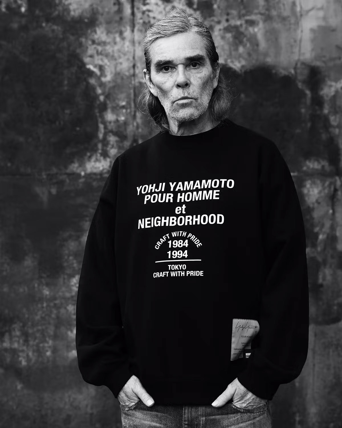 Yohji Yamamoto POUR HOMME X NEIGHBORHOOD 2024-2025 Long Sleeve T-Shirt