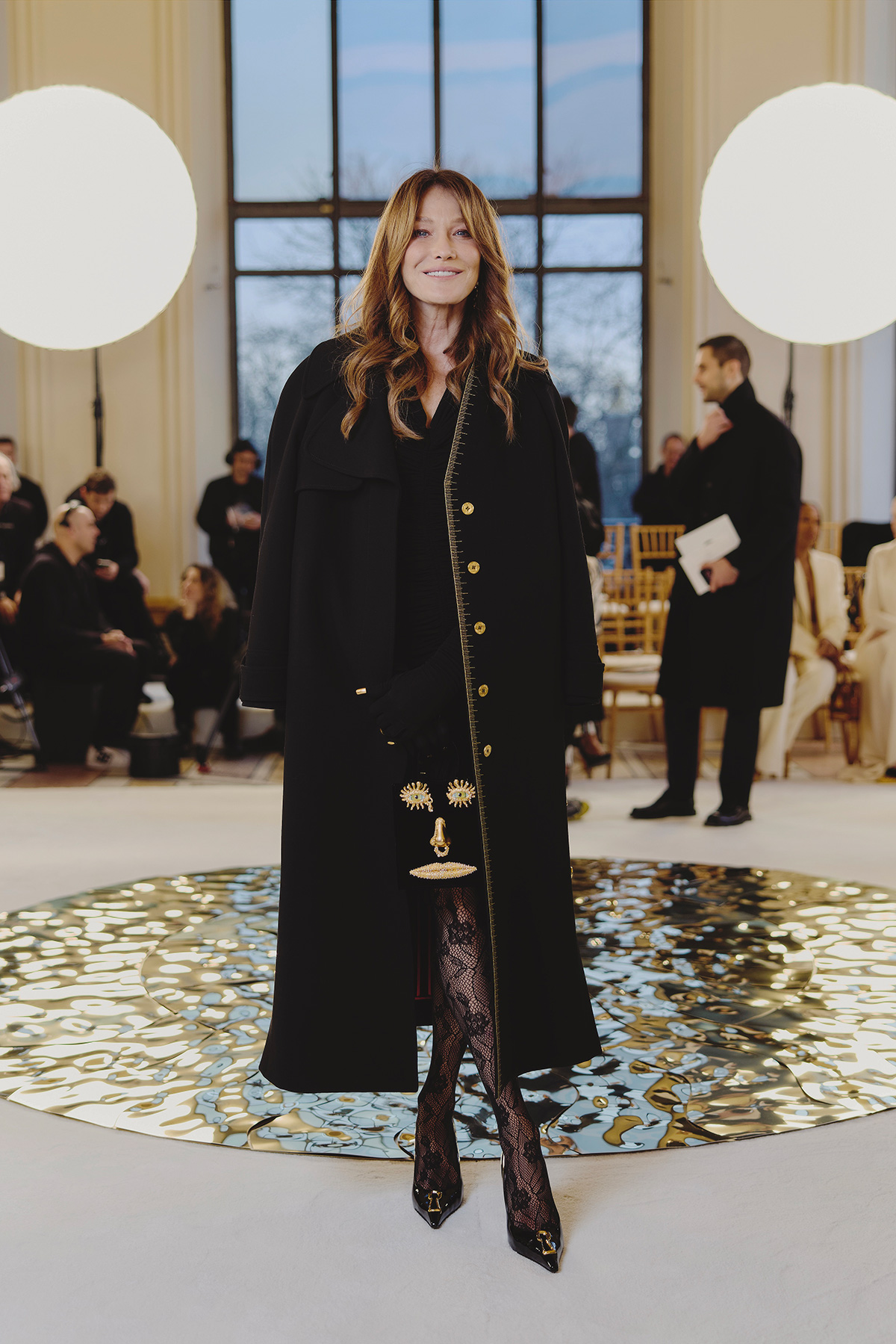 Carla Bruni at Schiaparelli Spring/Summer 2025 Show