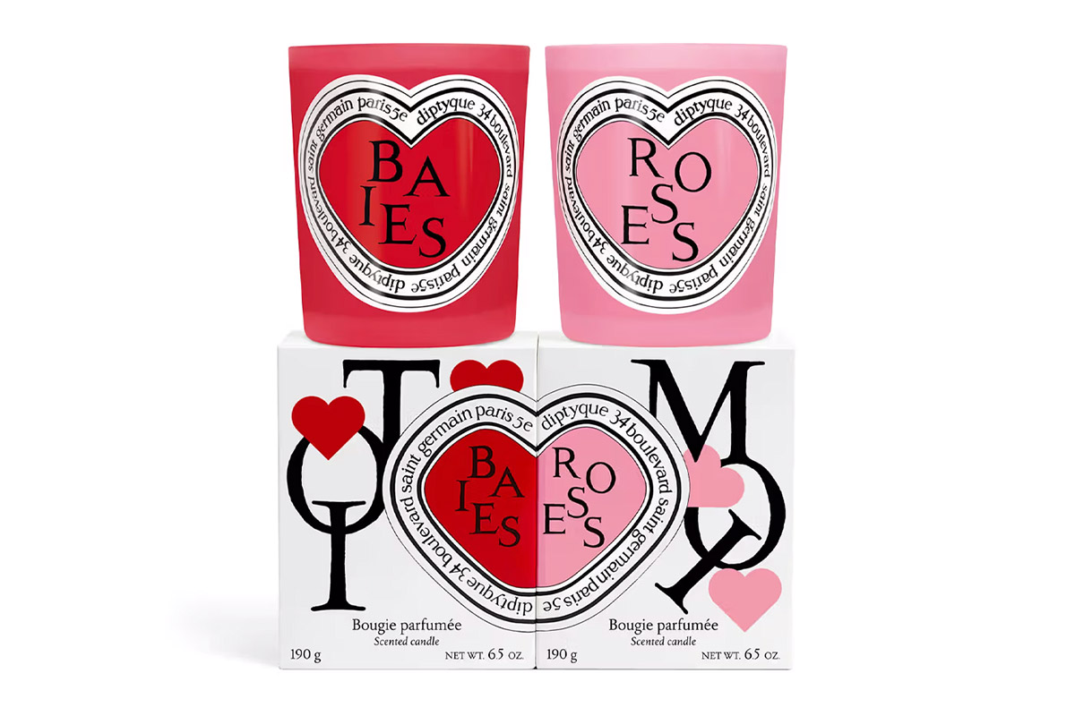 Diptyque’s Baies And Roses Team Up For Valentine’s Day 2025