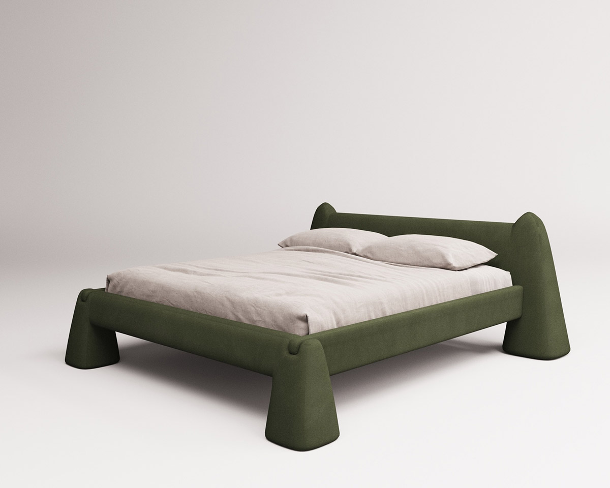 Faina Design Grun' collection bed