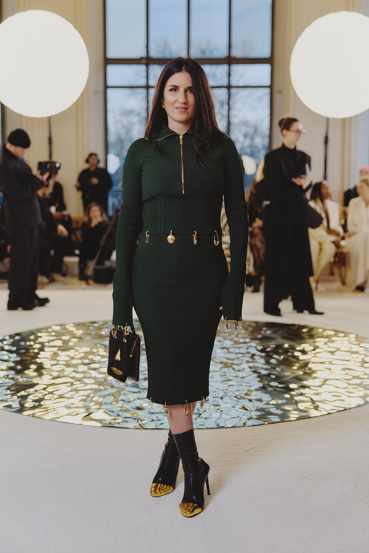 Géraldine Nakache at Schiaparelli Spring/Summer 2025 Show