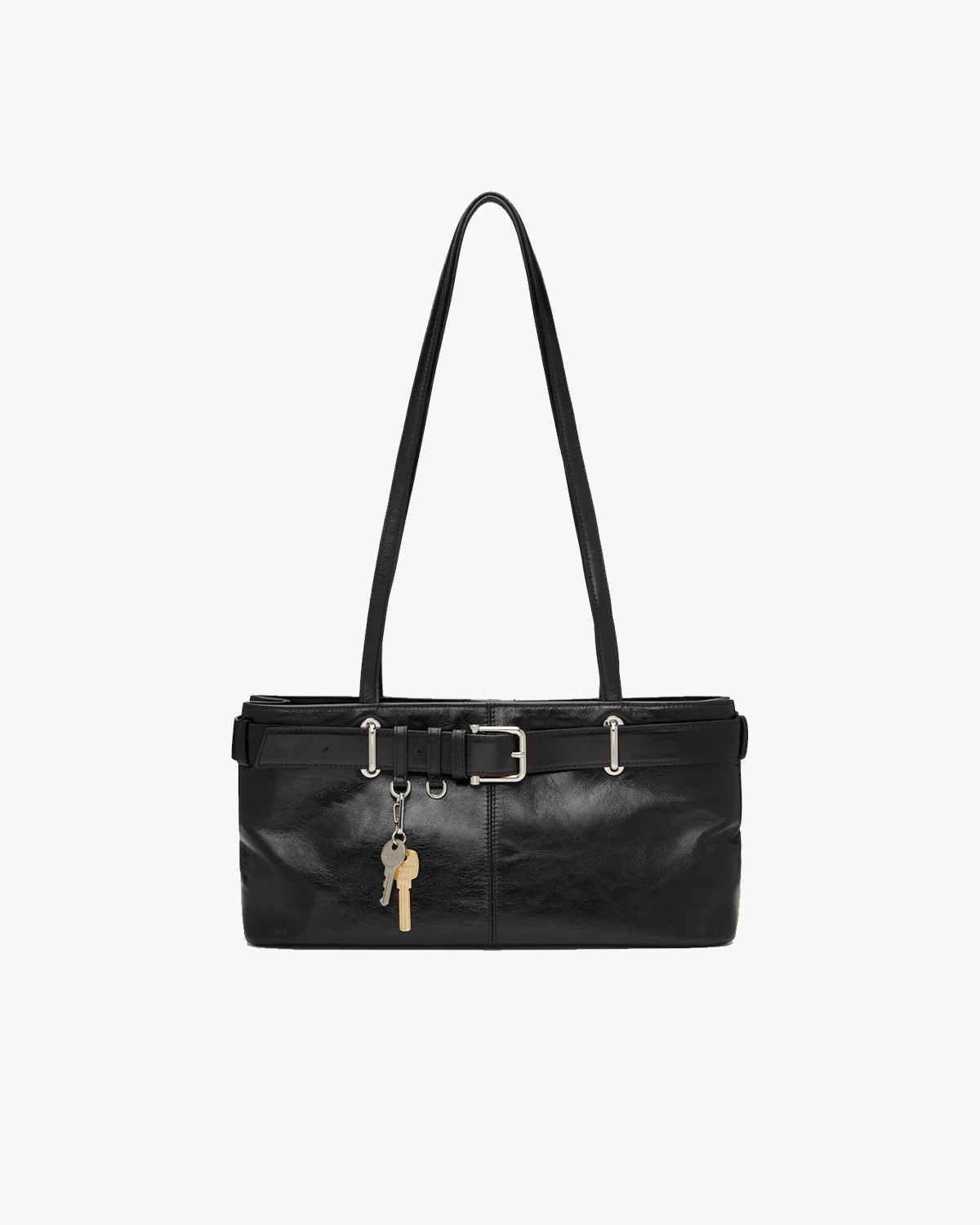 OSOI Black Shoulder Brocle Bag