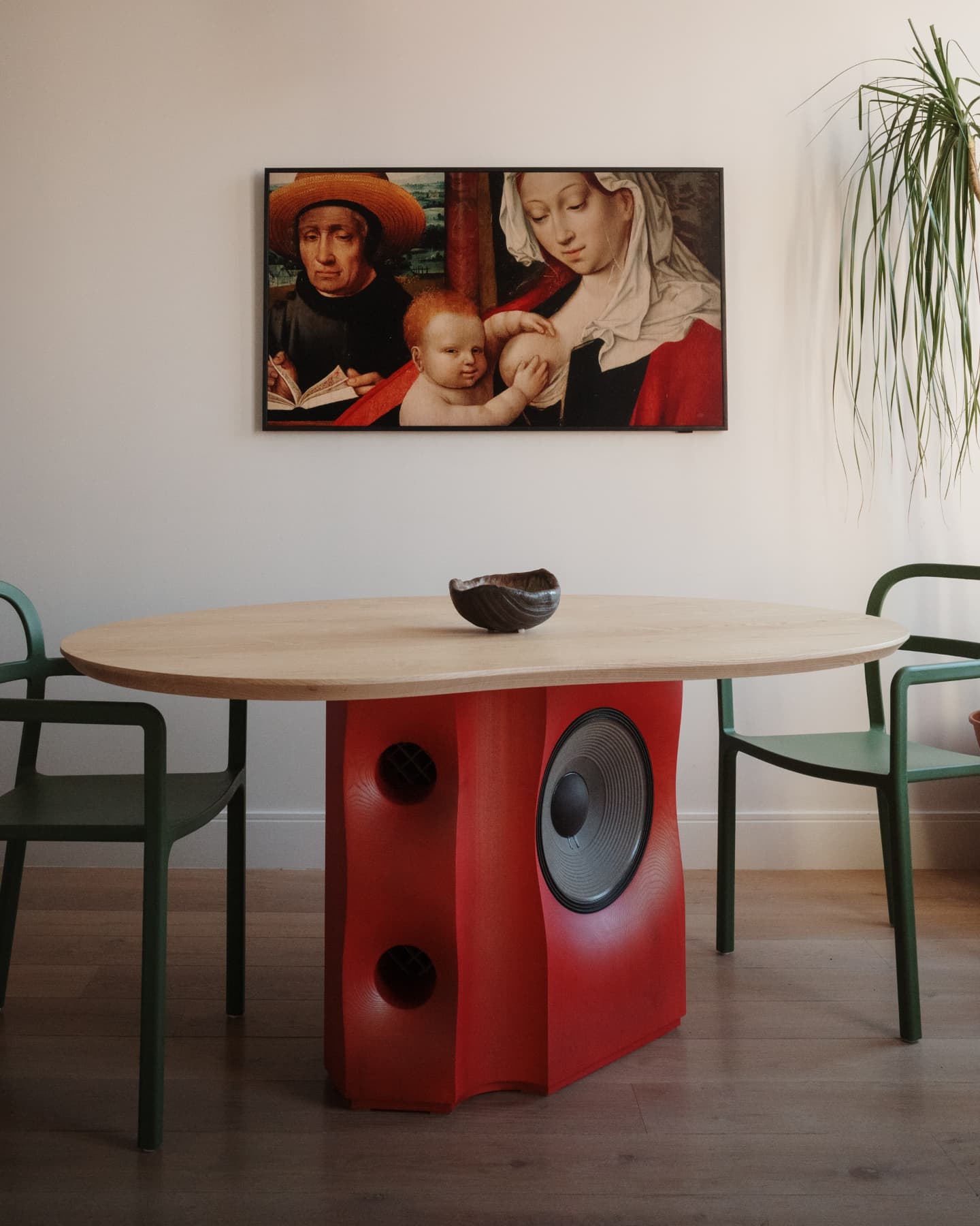 Joel Seigle's Subwoofer Dining Table