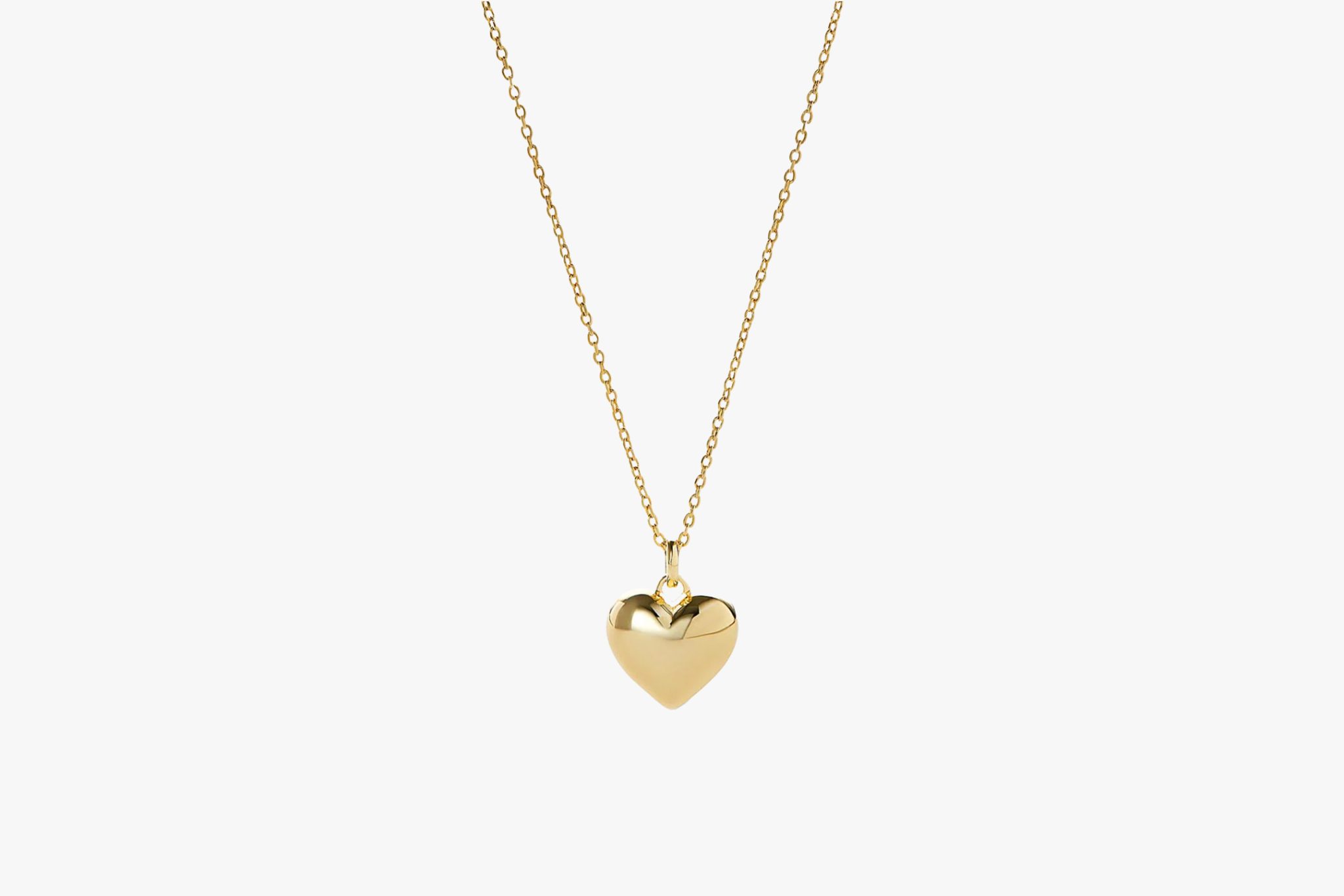 Ana Luisa Lev Small Gold Heart Necklace