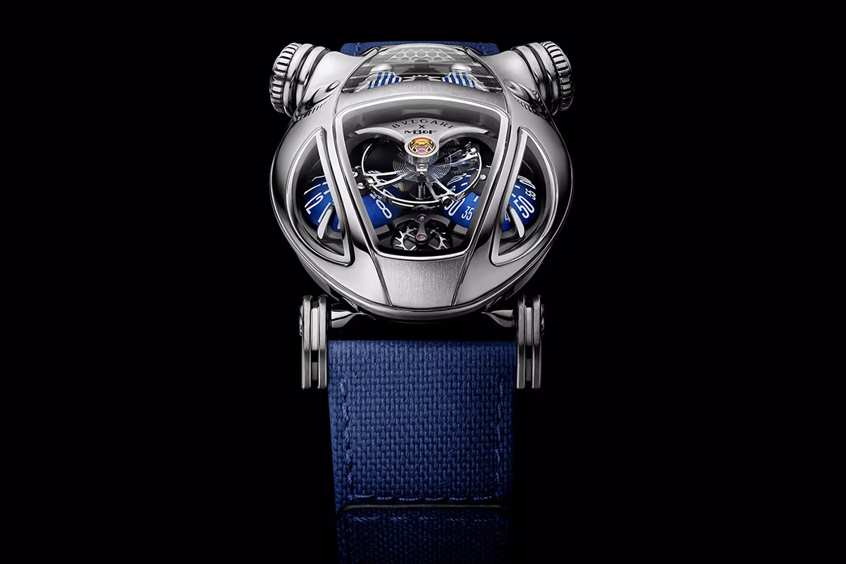 Bulgari x MB&F Serpenti Watch in blue