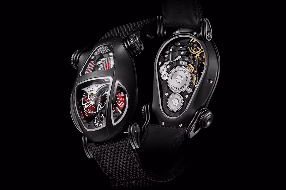 Bulgari x MB&F Serpenti Watch in black