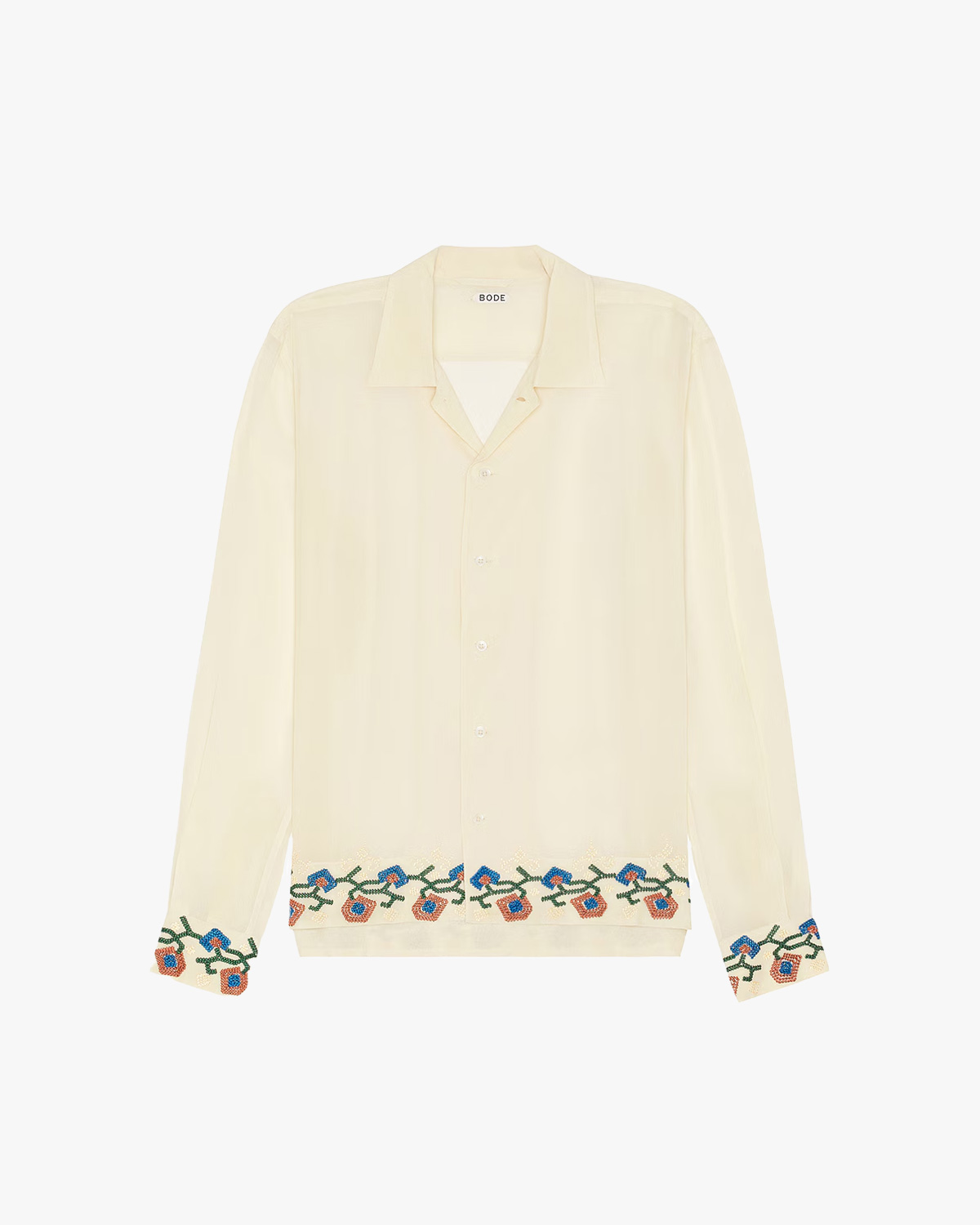 Bode Flowering Liana Long Sleeve Shirt