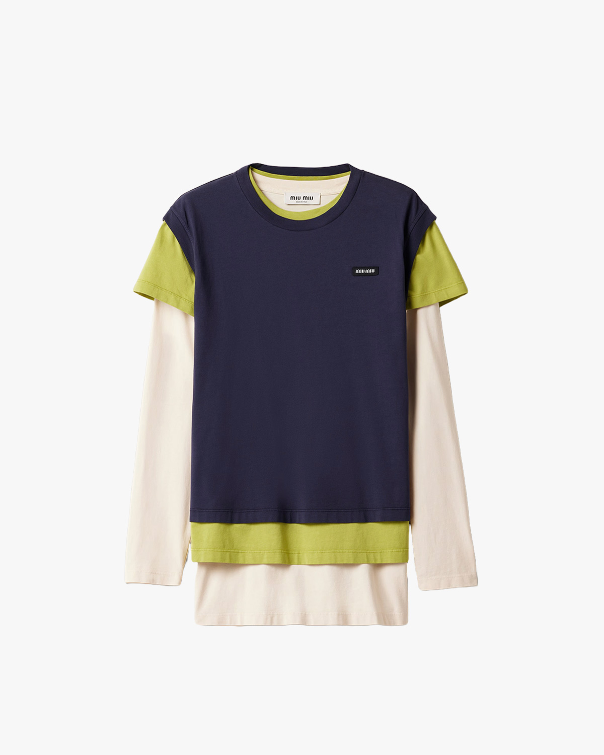 Miu Miu Set of 3 Jersey T-Shirts