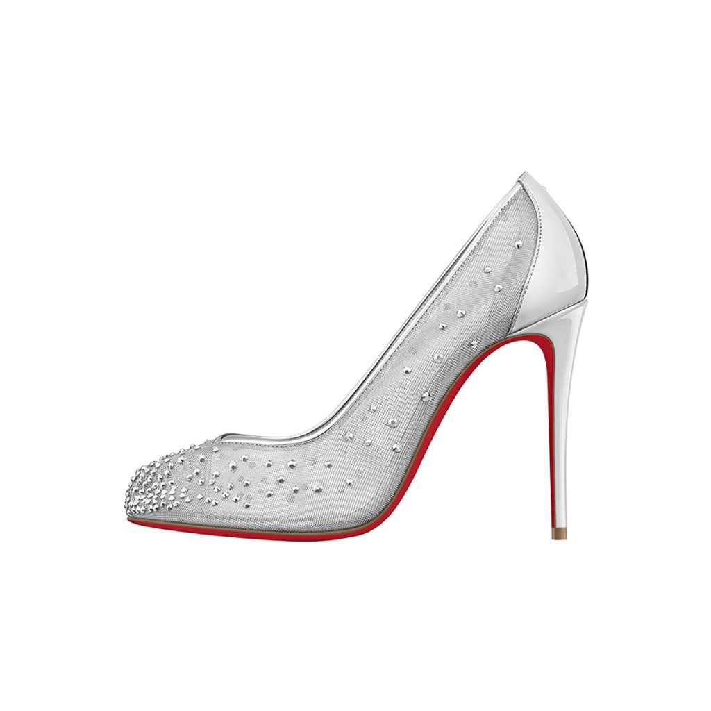 Maison Margiela X Christian Louboutin silver heels