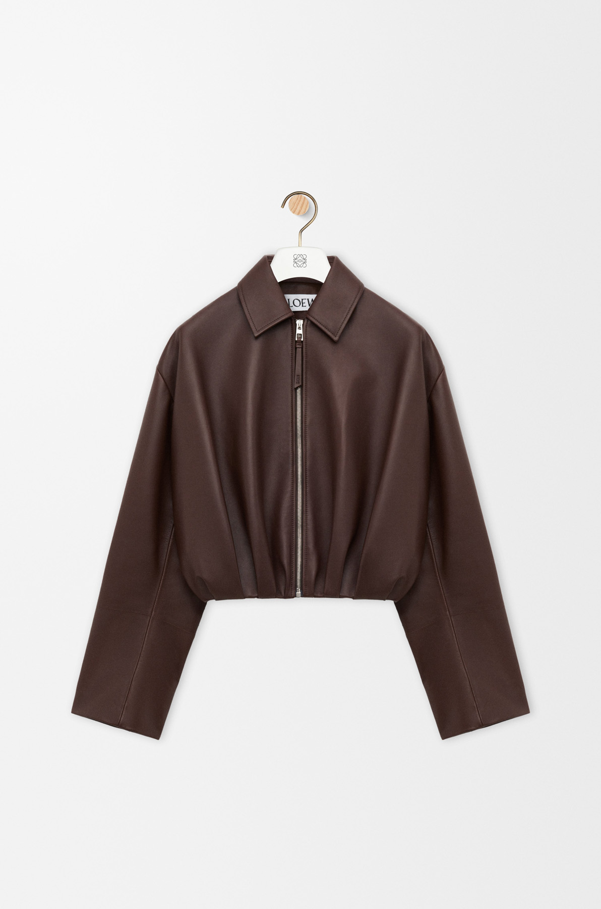 Loewe Draped Leather Jacket