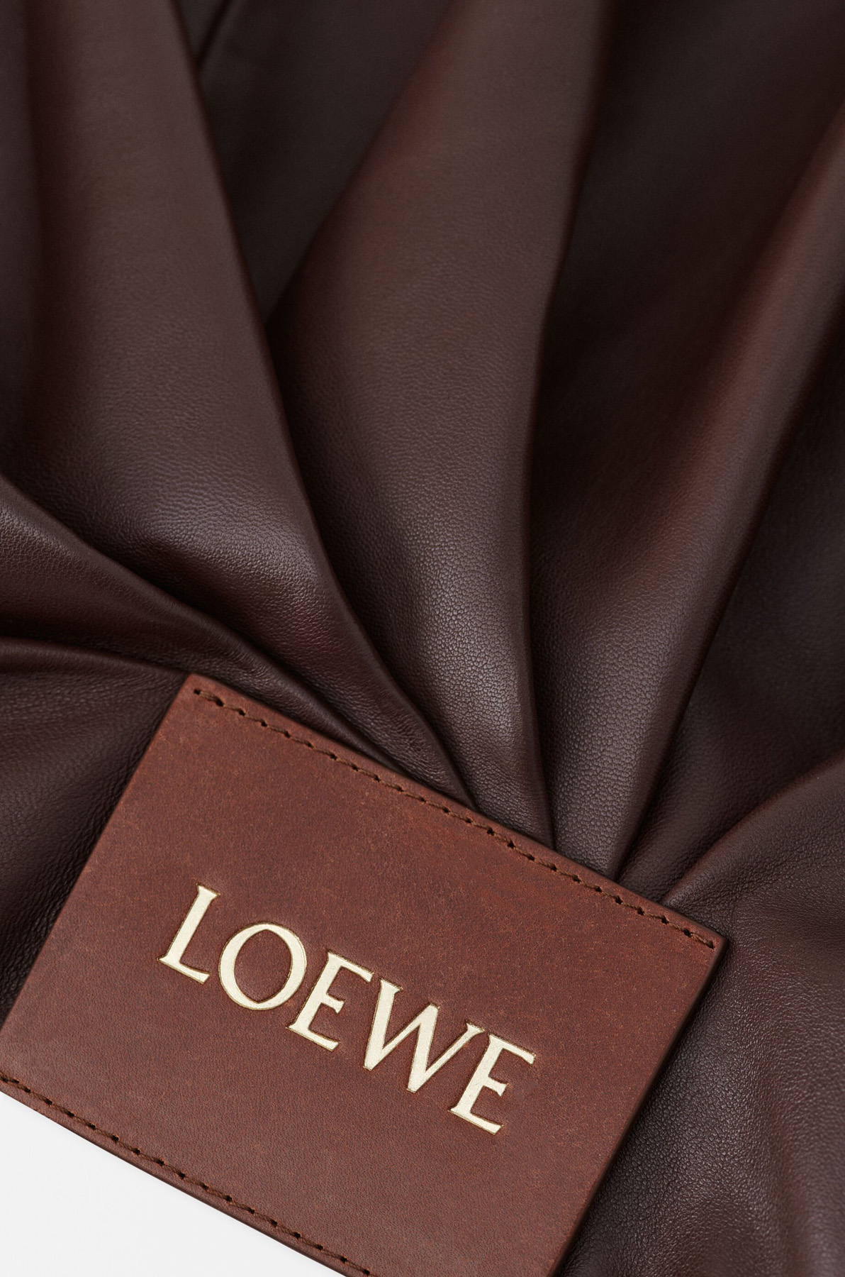 Loewe Draped Leather Jacket