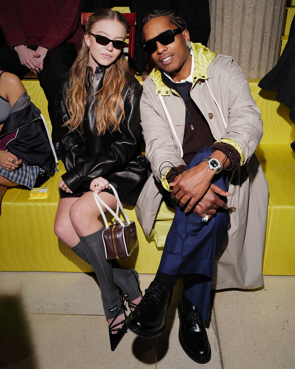 Sydney Sweeney and ASAP Rocky | Courtesy of Miu Miu