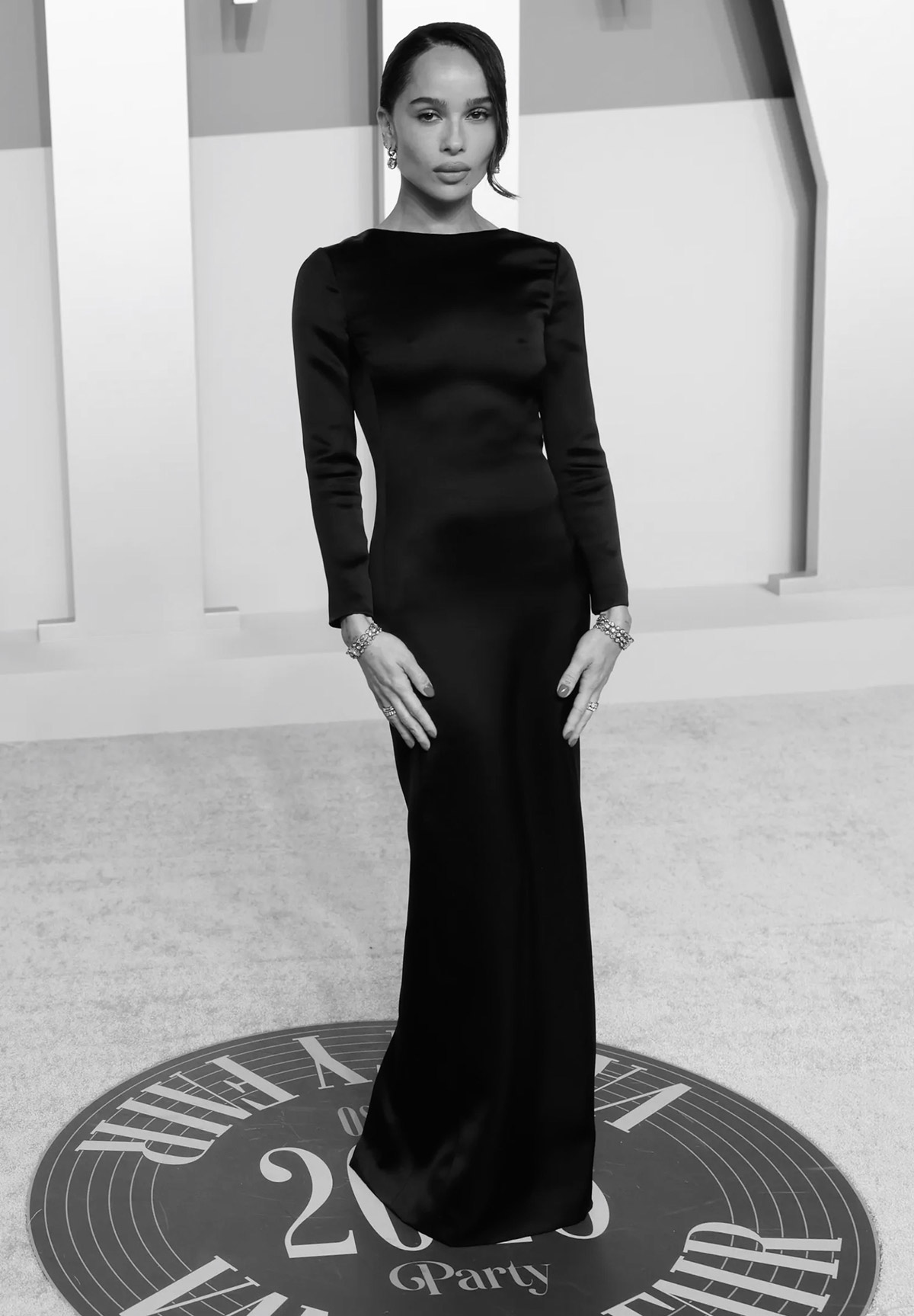 Zoë Kravitz Oscars 2025, Saint Laurent dress