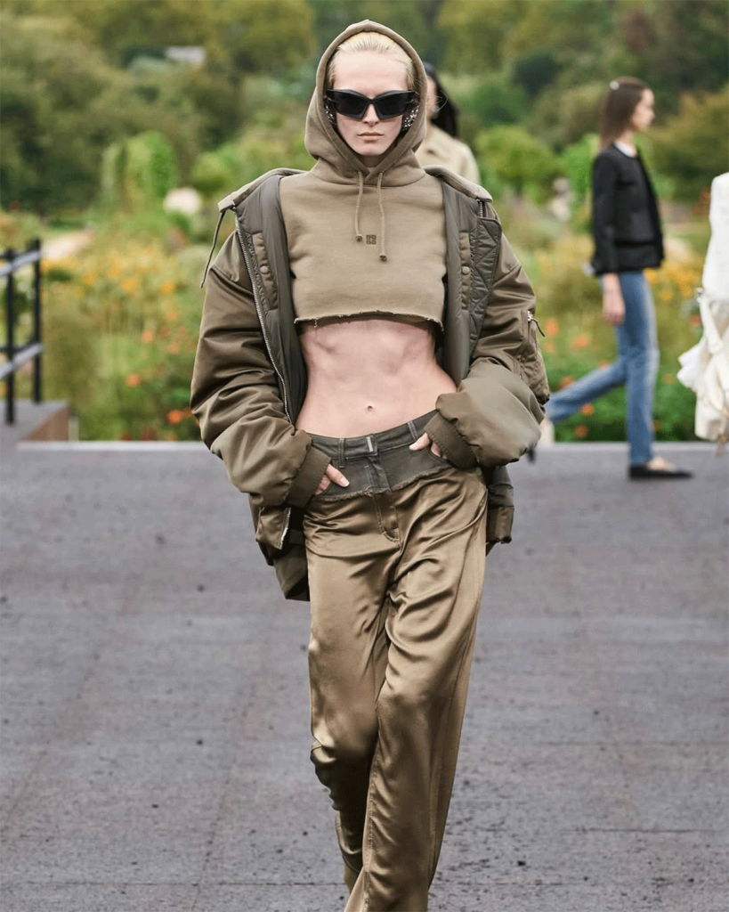 Alex Consani Givenchy Spring 2023 Runway