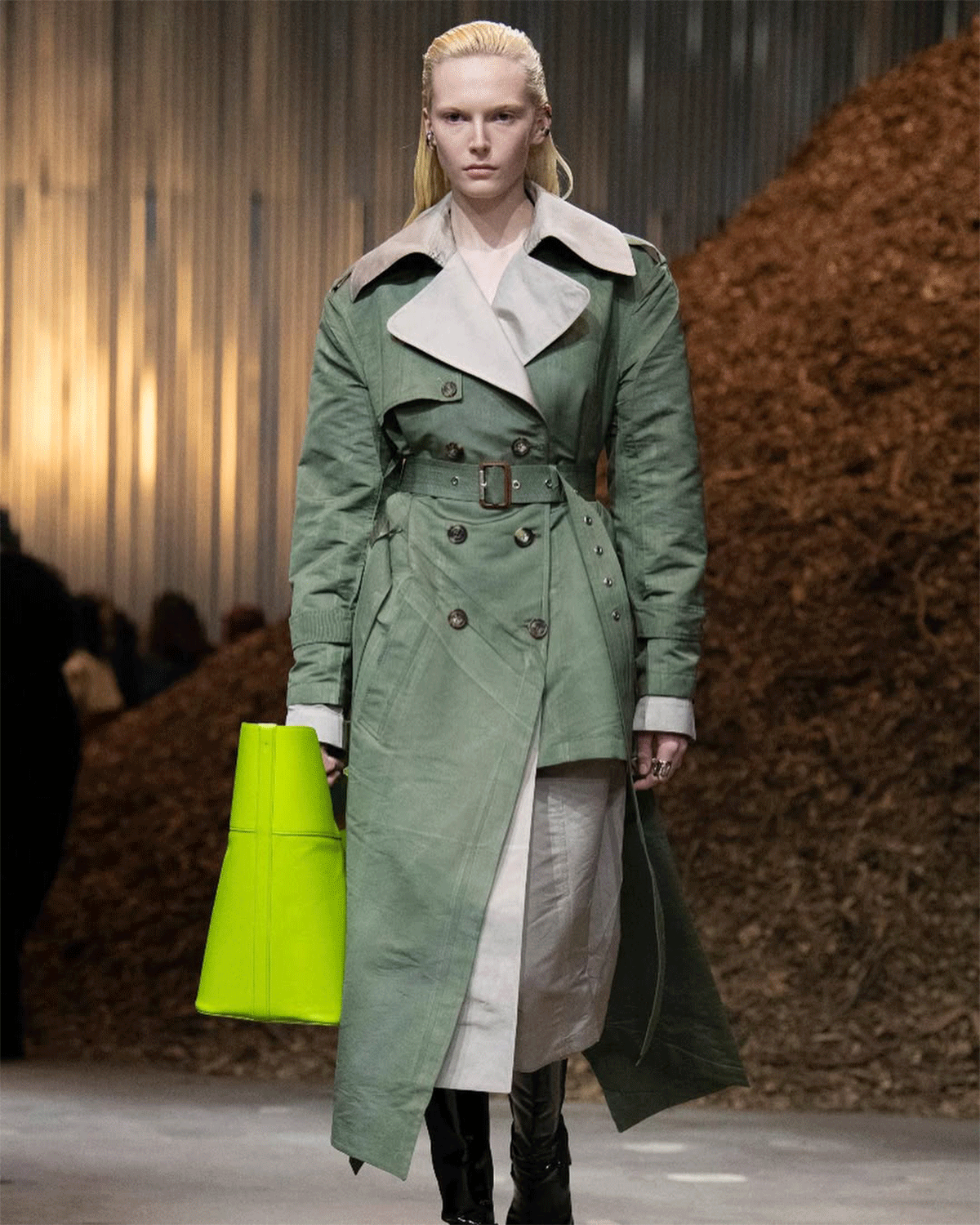 Alex Consani for Alexander McQueen Fall/Winter 2022
