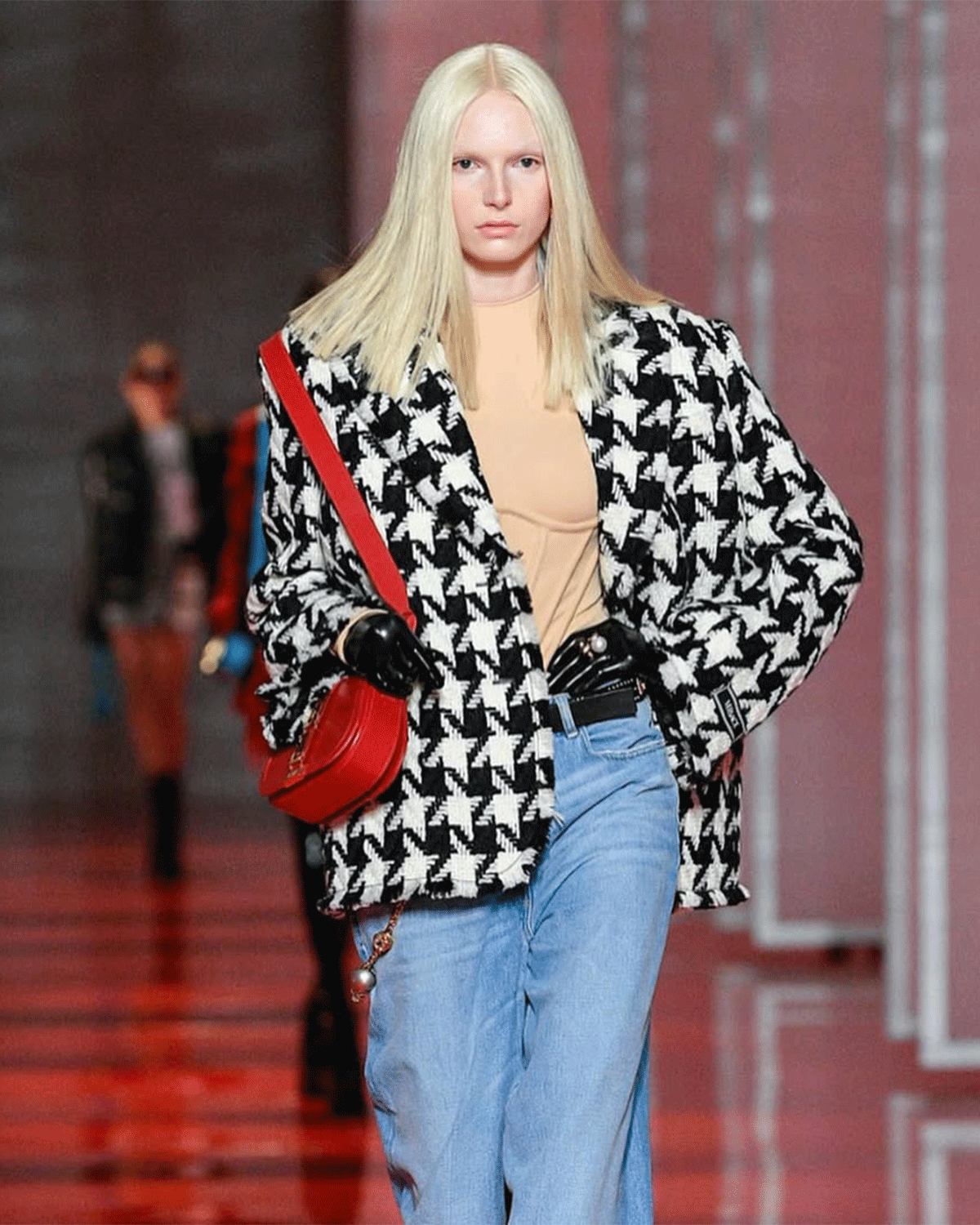Alex Consani for Versace Fall/Winter 2022