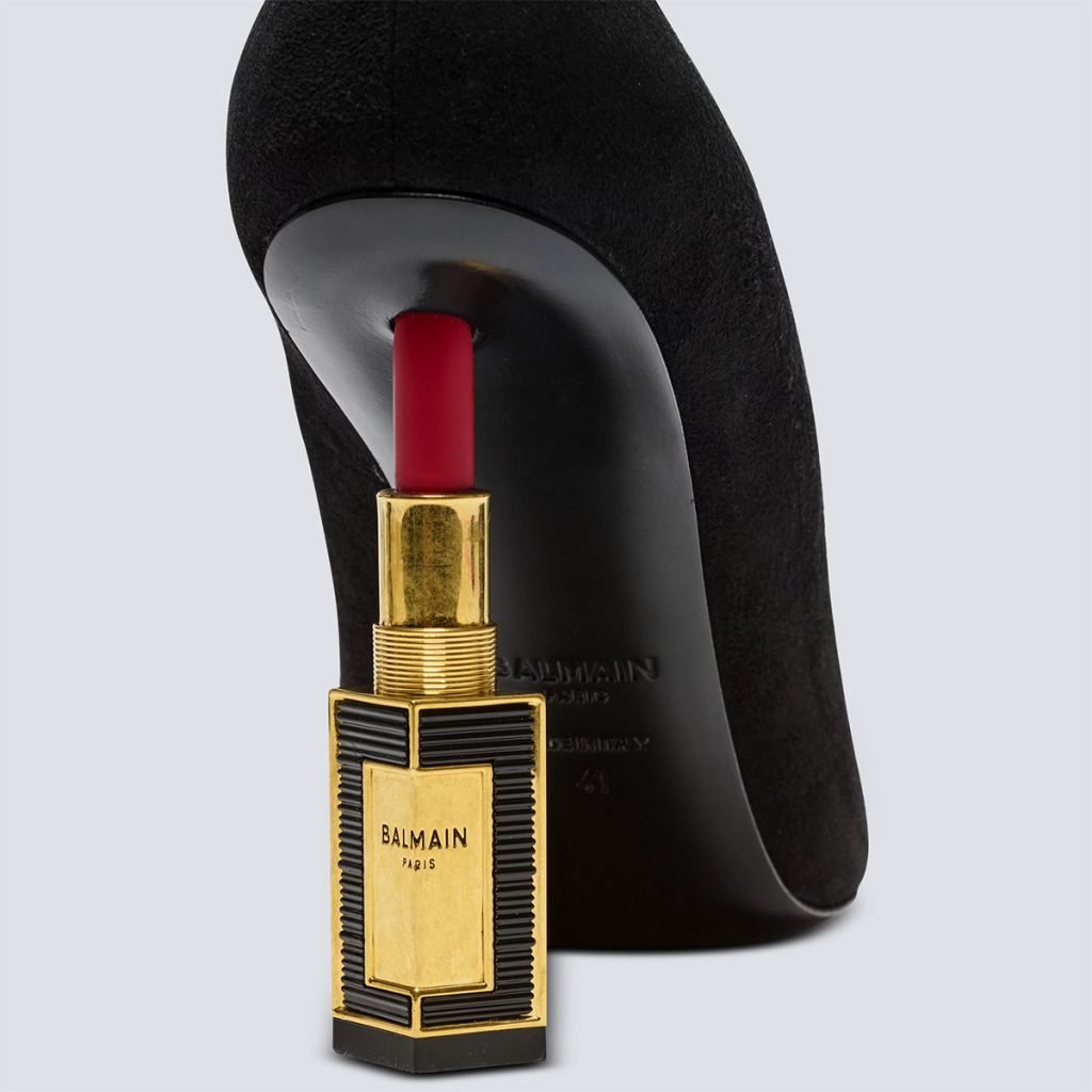 Balmain Lipstick Pumps in black